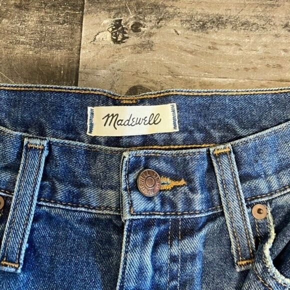 EUC Madewell Retro Crop Bootcut Jeans 28 raw hem - Picture 7 of 8